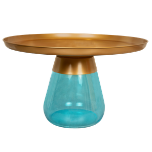 Mesa de centro azul